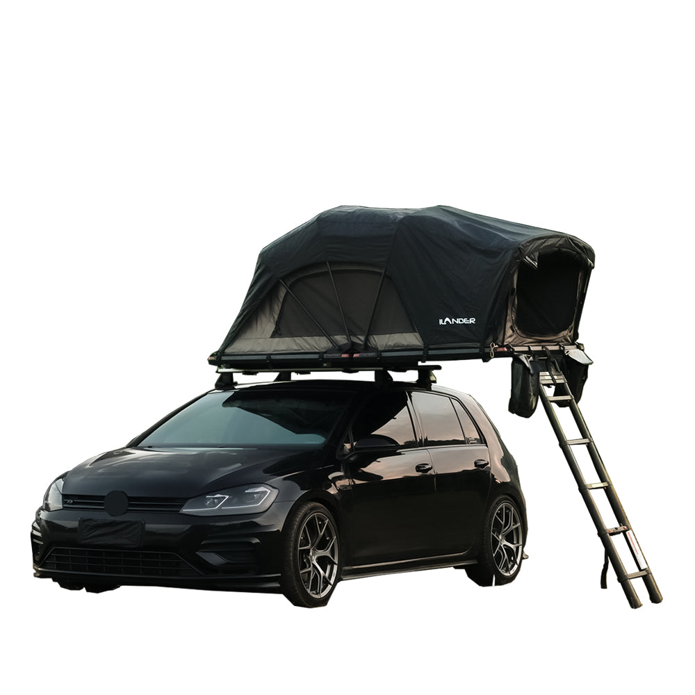 ILANDER Roof Top Tent 120cm, Entry level Overland Aluminium Fold Out Style Car Roof Tent for Sedan Van SUV Truck Camping Waterproof,Windproof ,Sturdy