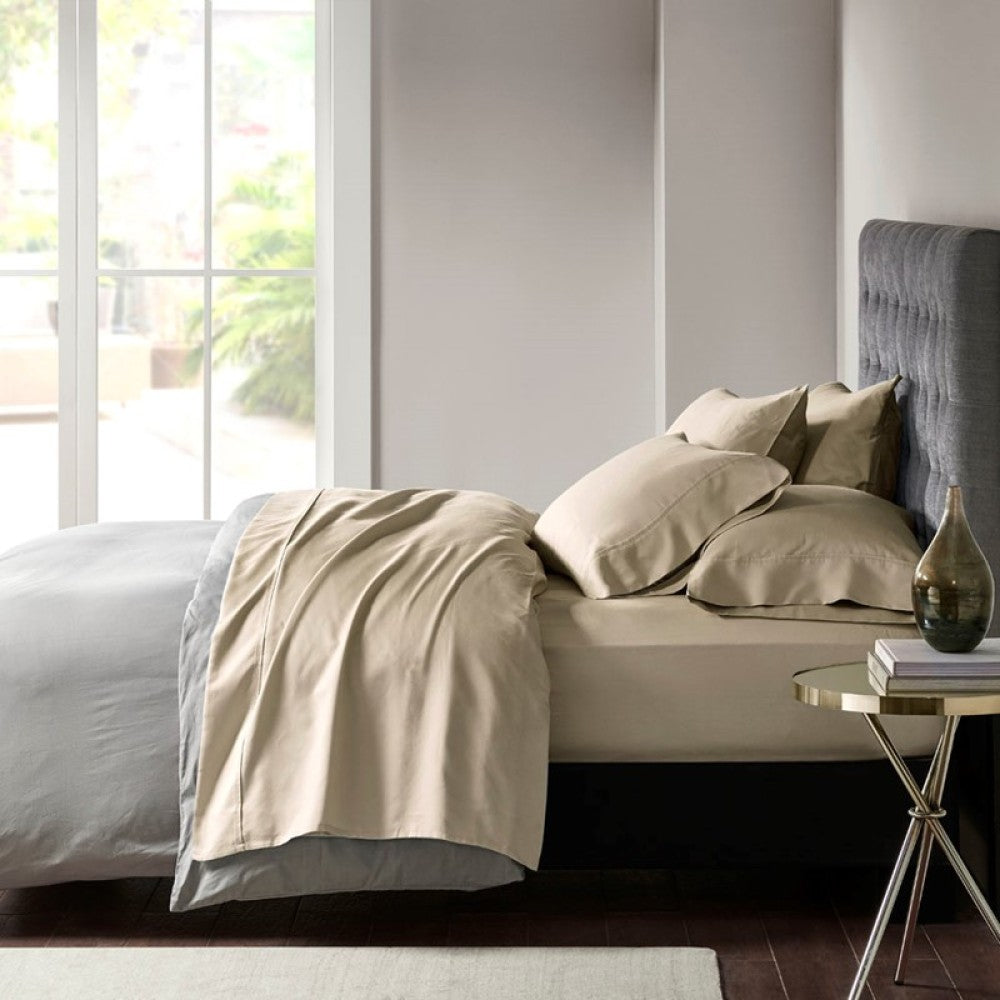Cotton Blend Sateen Sheet Set