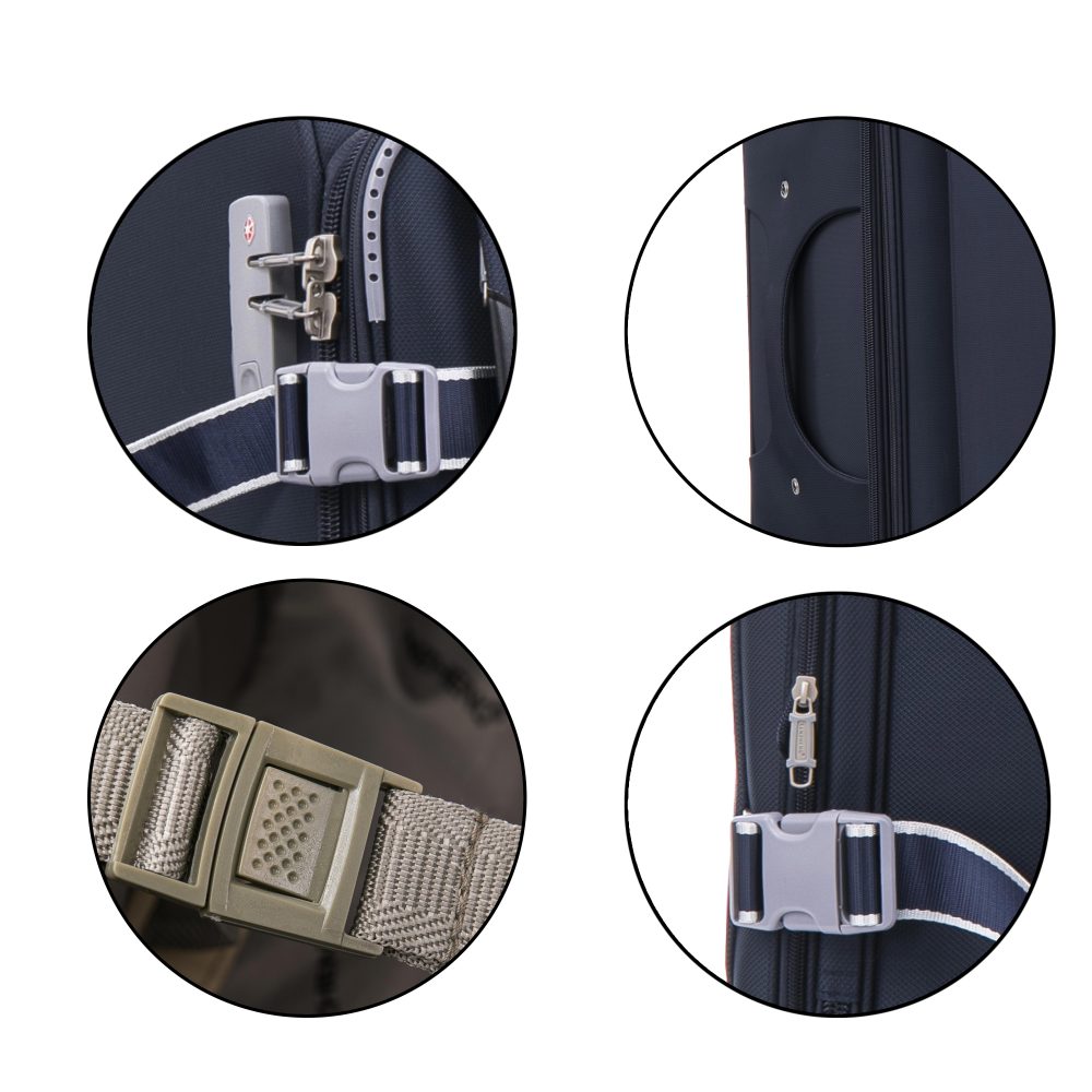 Softside Upright Luggage Set , Lightweight,4-Piece (20//24/28/32)
