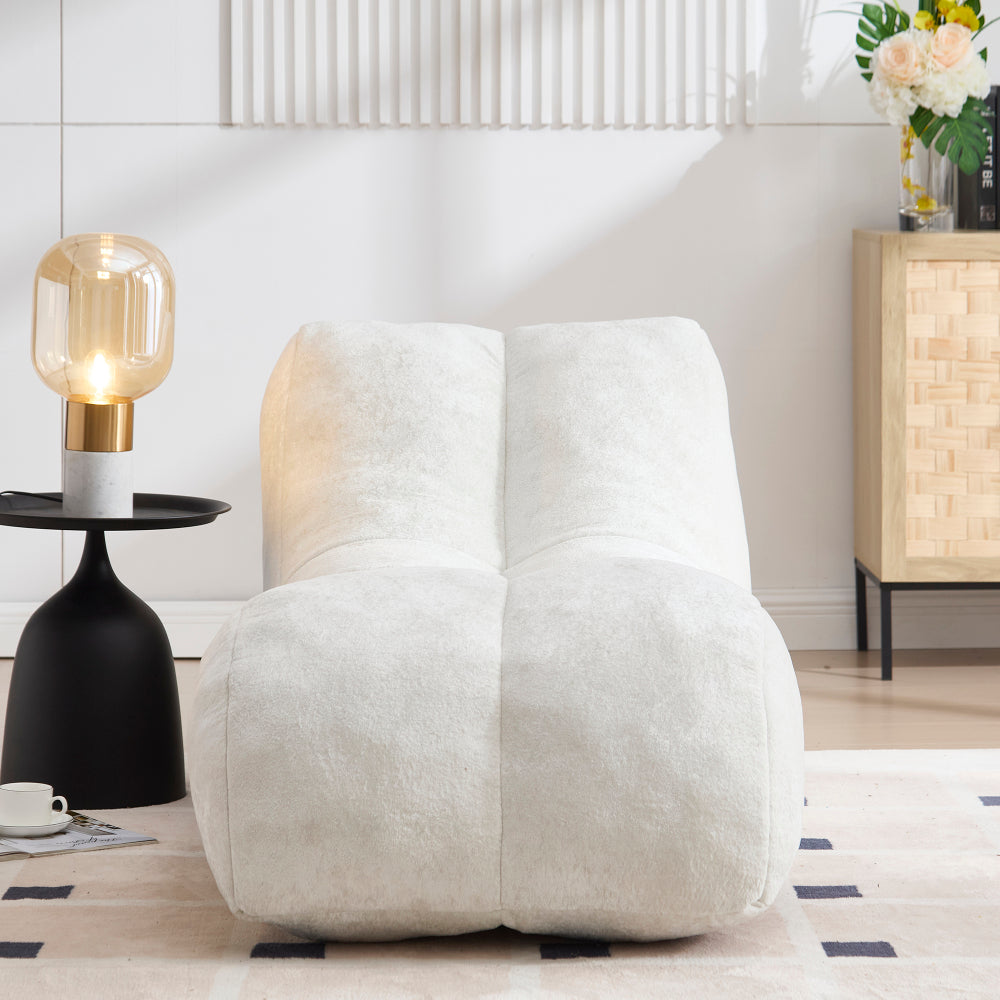 Creative bean bag sofa chair for adults  filled  with high-quality sponge that is plump and elastic fitting the curves of the human body and providing gentle support to the body in all as