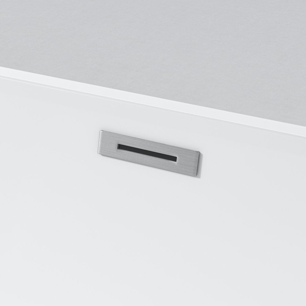 67" Acrylic Freestanding Bathtub, Unique Pleated Design, Glossy Black, Brushed Nickel  Overflow and Pop-Up Drain, , cUPC Certified
