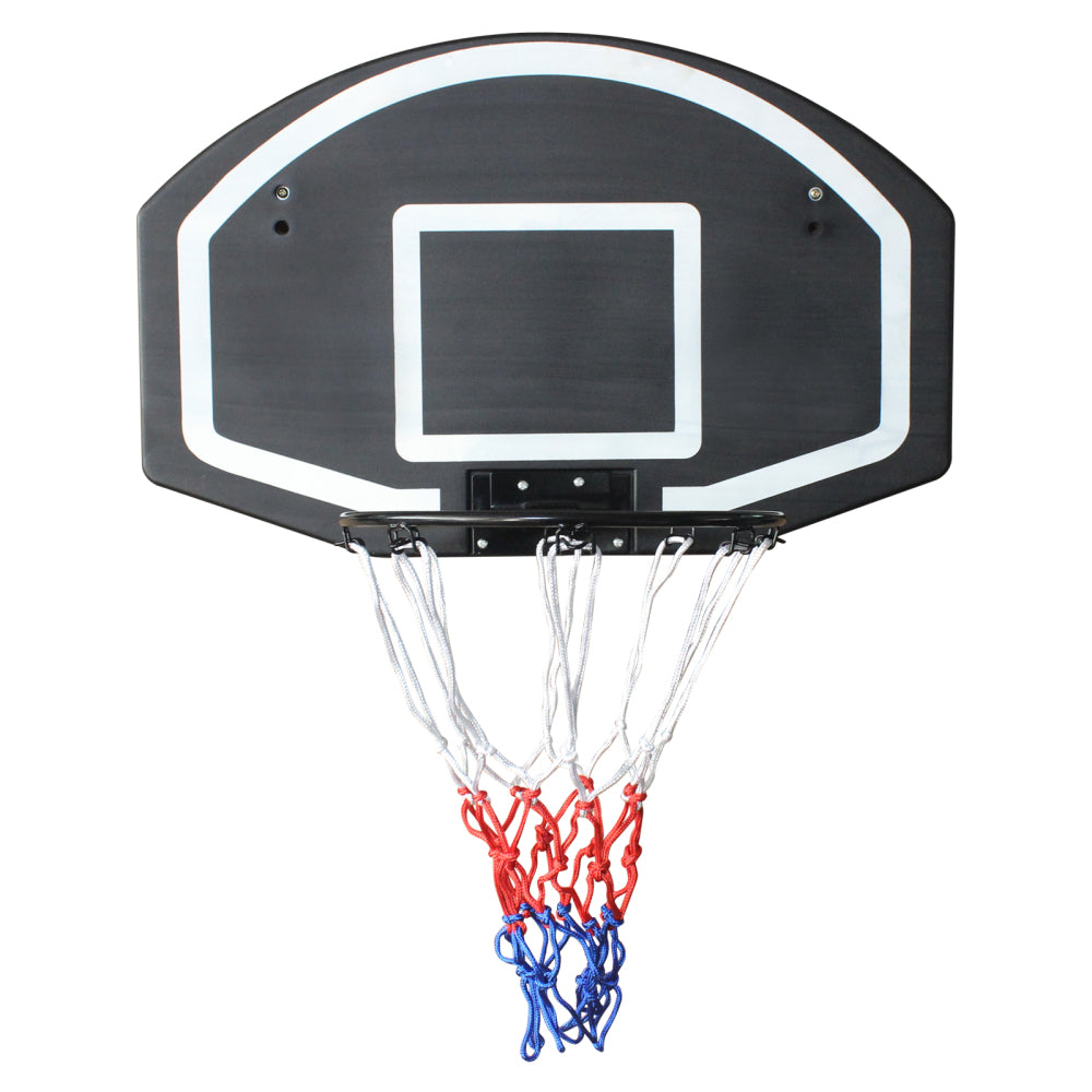 Wall-mounted basketball hoop, 45 x 29 inches shatterproof back, folding hoop, durable hoop and all-weather mesh for indoor and outdoor use