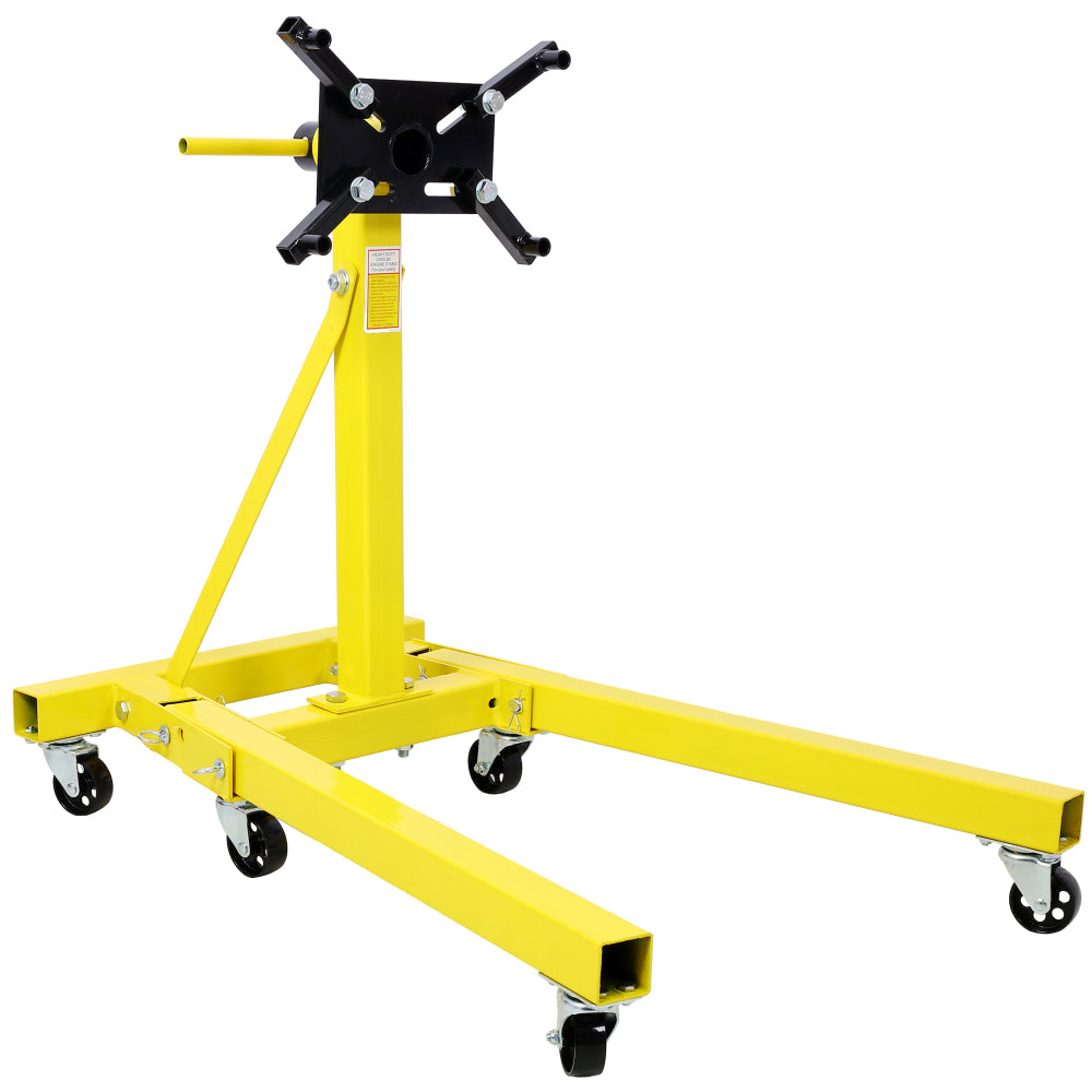 Rotating Engine Stand, Coyote Engine Stand Rotating Stand with 1000-Lb Capacity, Engine Hoists & Stands Engine Test Run Stand