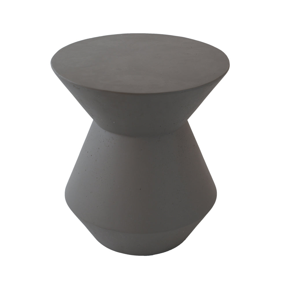 Decorative Garden Conner Table,18.1" H Modern Heavy Duty Patio Sturdy Faux Terrazzo Accent Table Side Table Plant Table for Indoor Outdoor