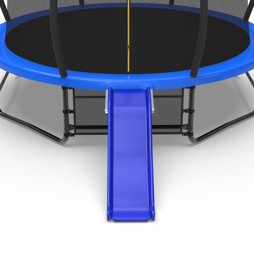 Outdoor trampoline slide ,blue