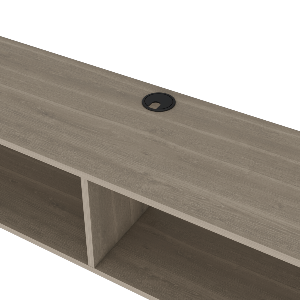 Floating Tv Stand Moore, Living Room, White Oak