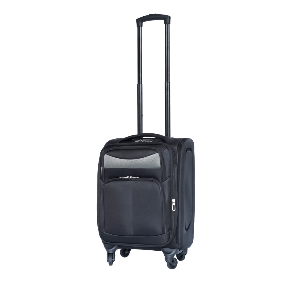20 inch suitcase black
