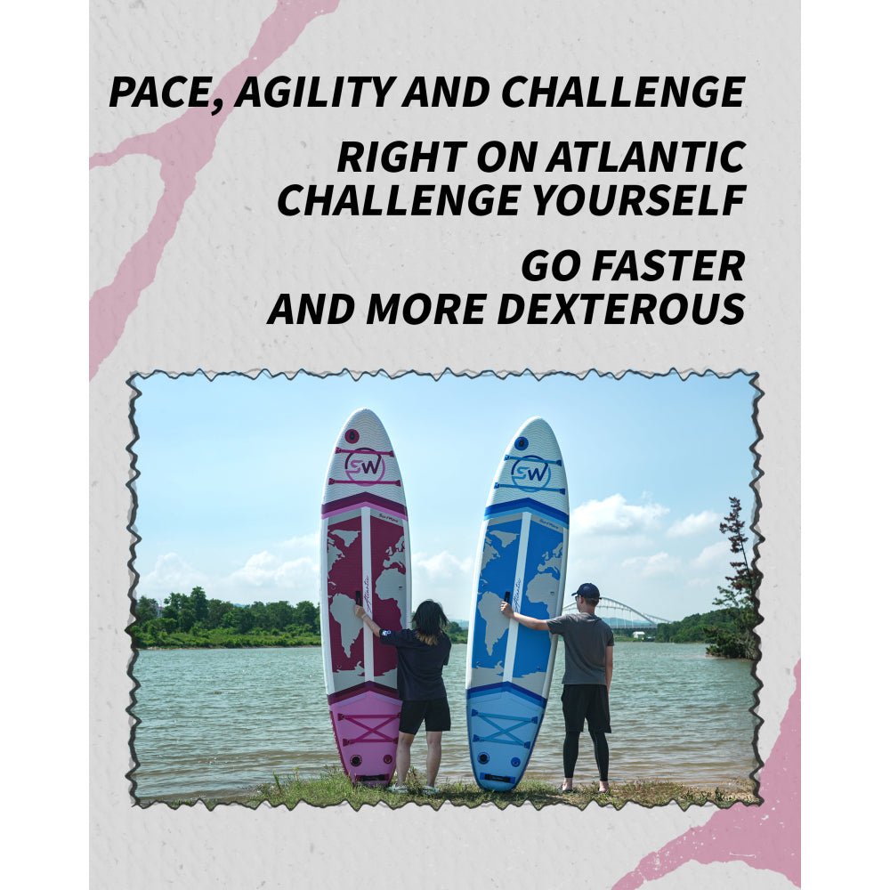 Inflatable Stand Up Paddle Board 11'x34"x6" With Accessories