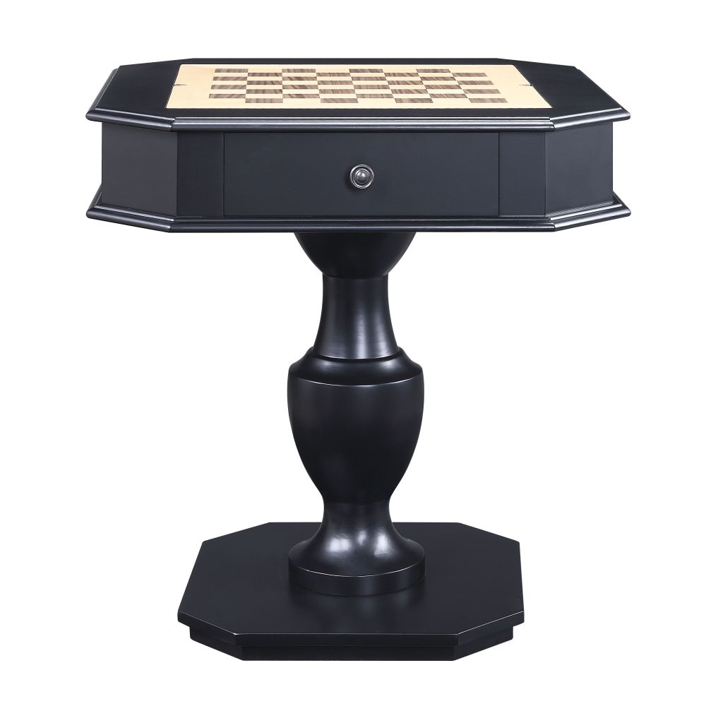 Galini Black Finish Game Table