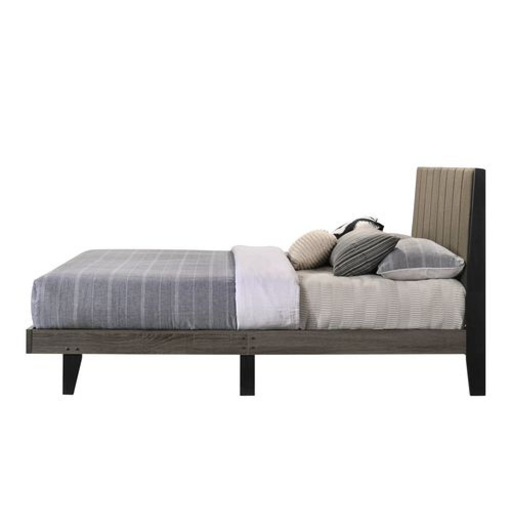 Valdemar Weathered Gray Finish Mirror