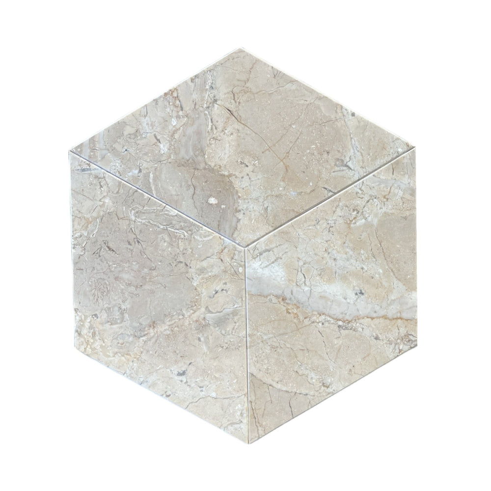 Hexagon Water-jet marble,White Gray Black 3 color, natural marble, for floor and wall,polished marble tile, natural stone, genuine marble, real marble, 1 box 12 pcs