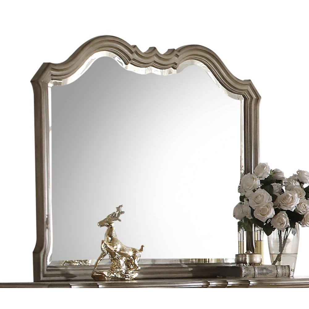 Chelmsford Antique Taupe Finish Mirror