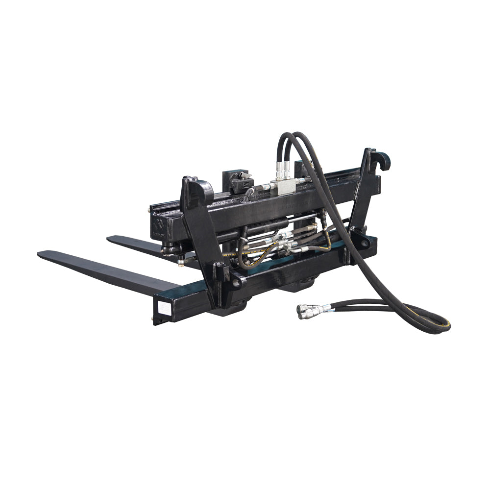 Load Capacity Skid Steer Hydraulic Positioning Pallet Forks