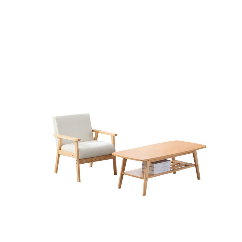 Bahamas  Coffee Table and Beige Chair Set