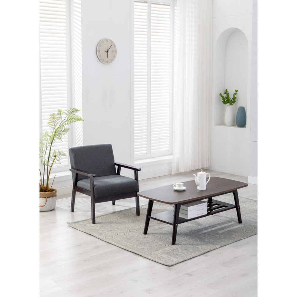 Bahamas Espresso Coffee Table and Chair Set