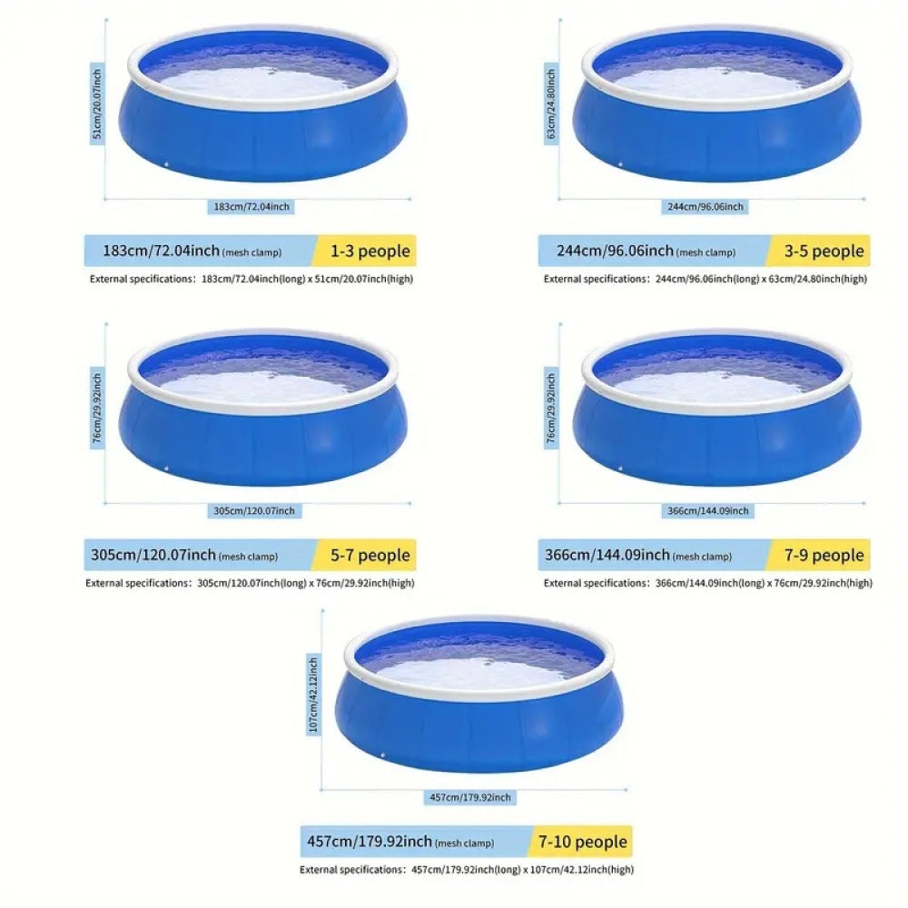 Inflatable swimming pool 183*51 butterfly inflatable coil mesh pool