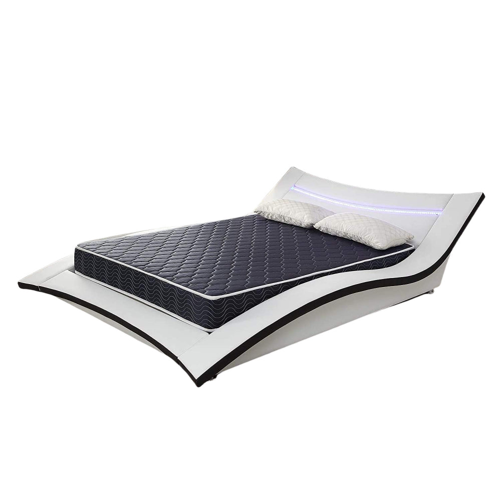 6-inch waterproof high-density foam mattress with navy blue diamond-quilted breathable fabric. Quilting ensures both style and airflow for cool sleep.Twin size.