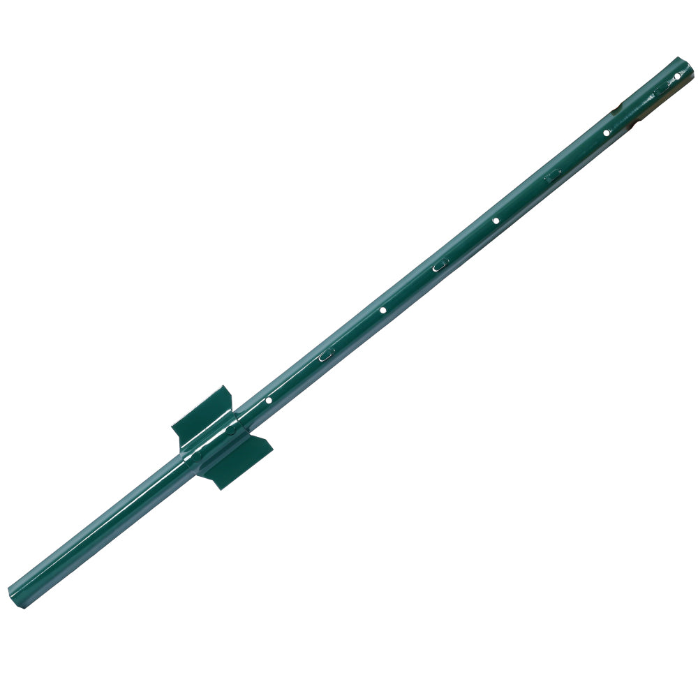 Fence Posts 3Feet - 10Pack, Heavy Duty Metal Fence Post with U-Channel, Steel Fence U-Post for Holding Garden Wire Fence, Corner Anchor Posts etc.