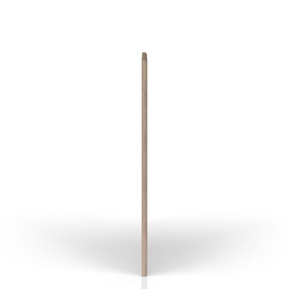 Sand Colored Rectangle Wood Mirror
