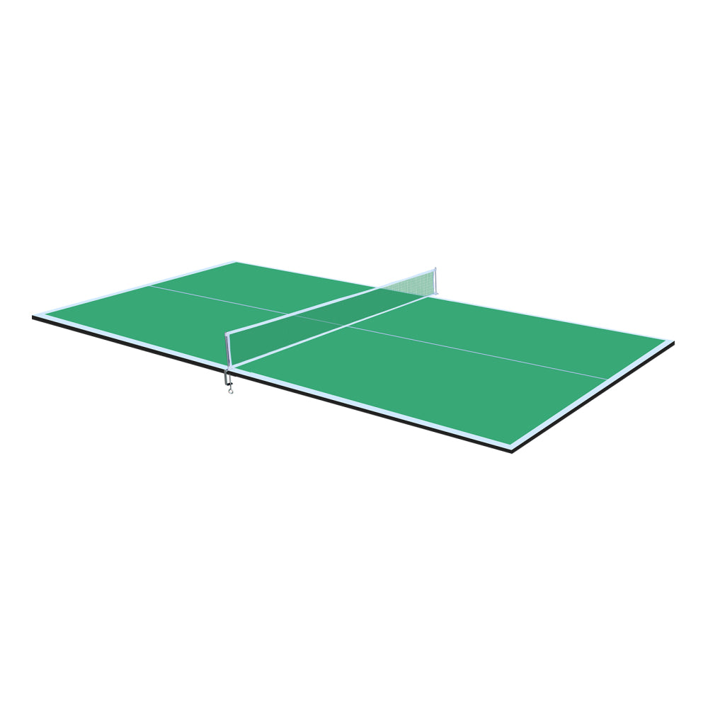 7*4ft Green Mid-Size Ping Pong Conversion Top Foldable & Portable Table Tennis Table Top for Indoor Games