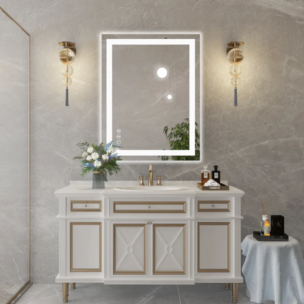 36" x 28" This Wall Mirror Is A Practical And Decorative Mirror  SM01-7090-02