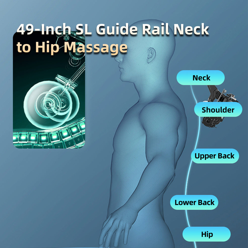 black massage chair