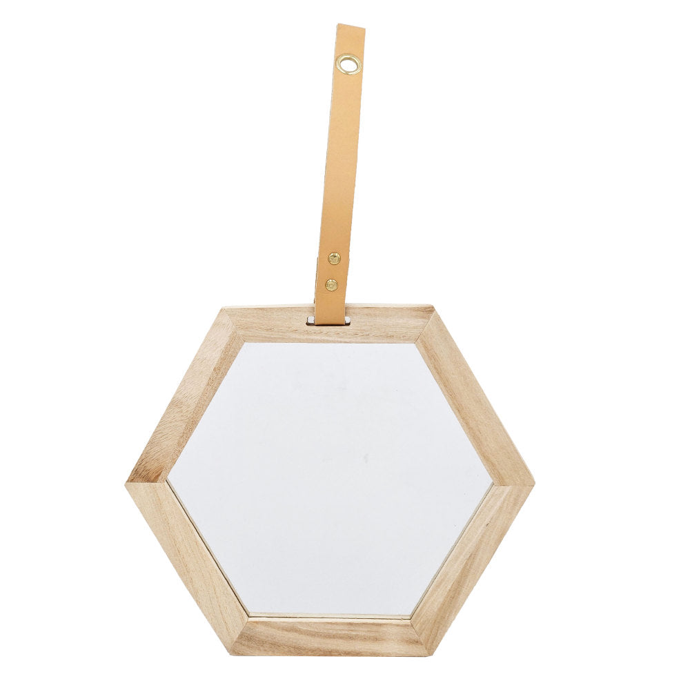 Harlan Hexagon Mirror, 11x10"
