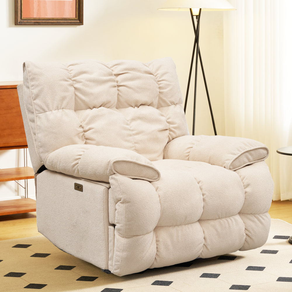 Sitjoy Classic Recliner S1-White Electirc