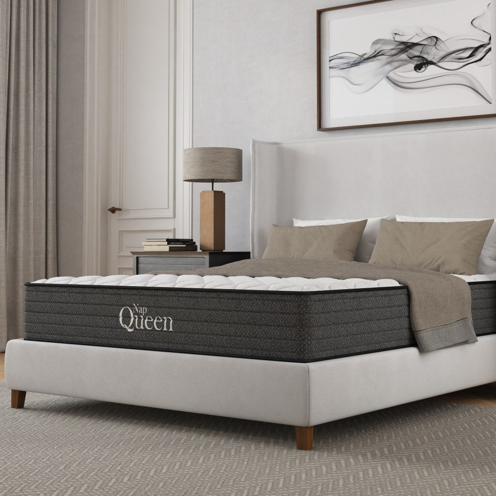 NapQueen Victoria 10 Inch Twin Cooling Gel Hybrid Mattress, CertiPUR-US Certified, Made in USA