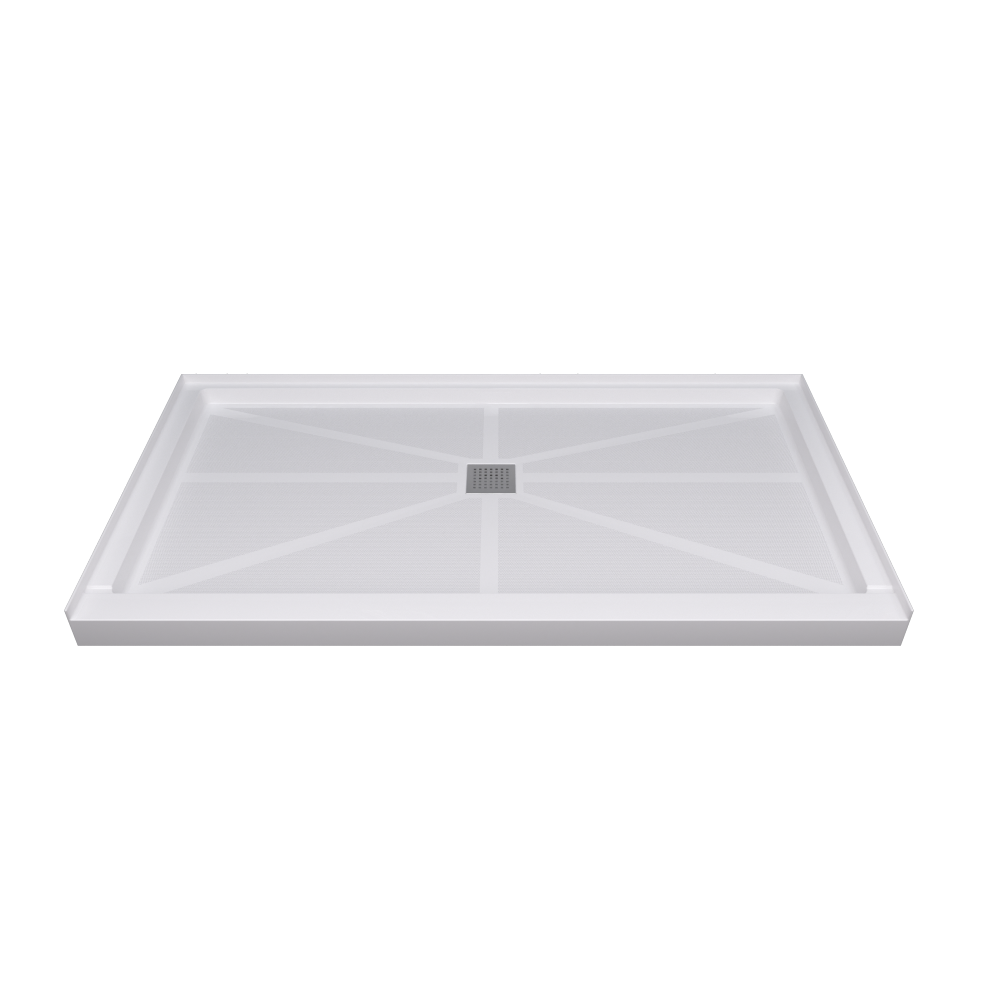 Glasstone shower base SMC solid white finish 6034