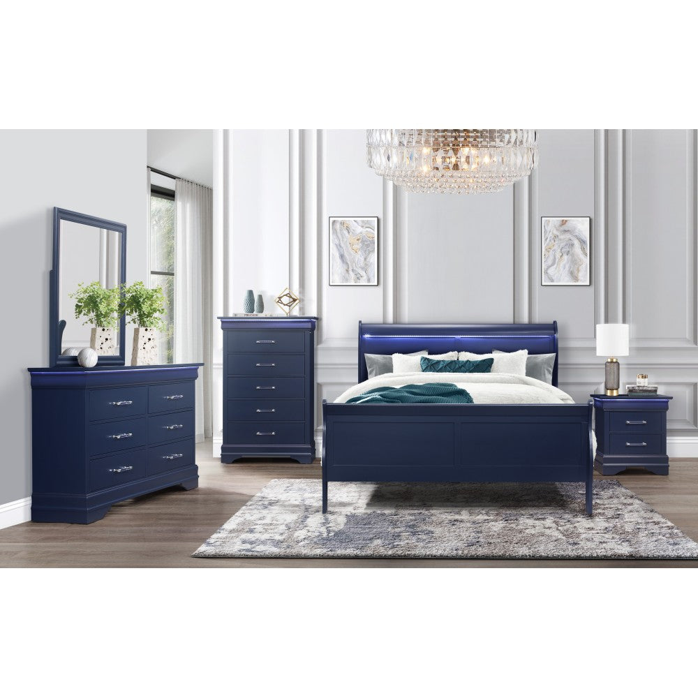 CHARLSTON BLUE MIRROR