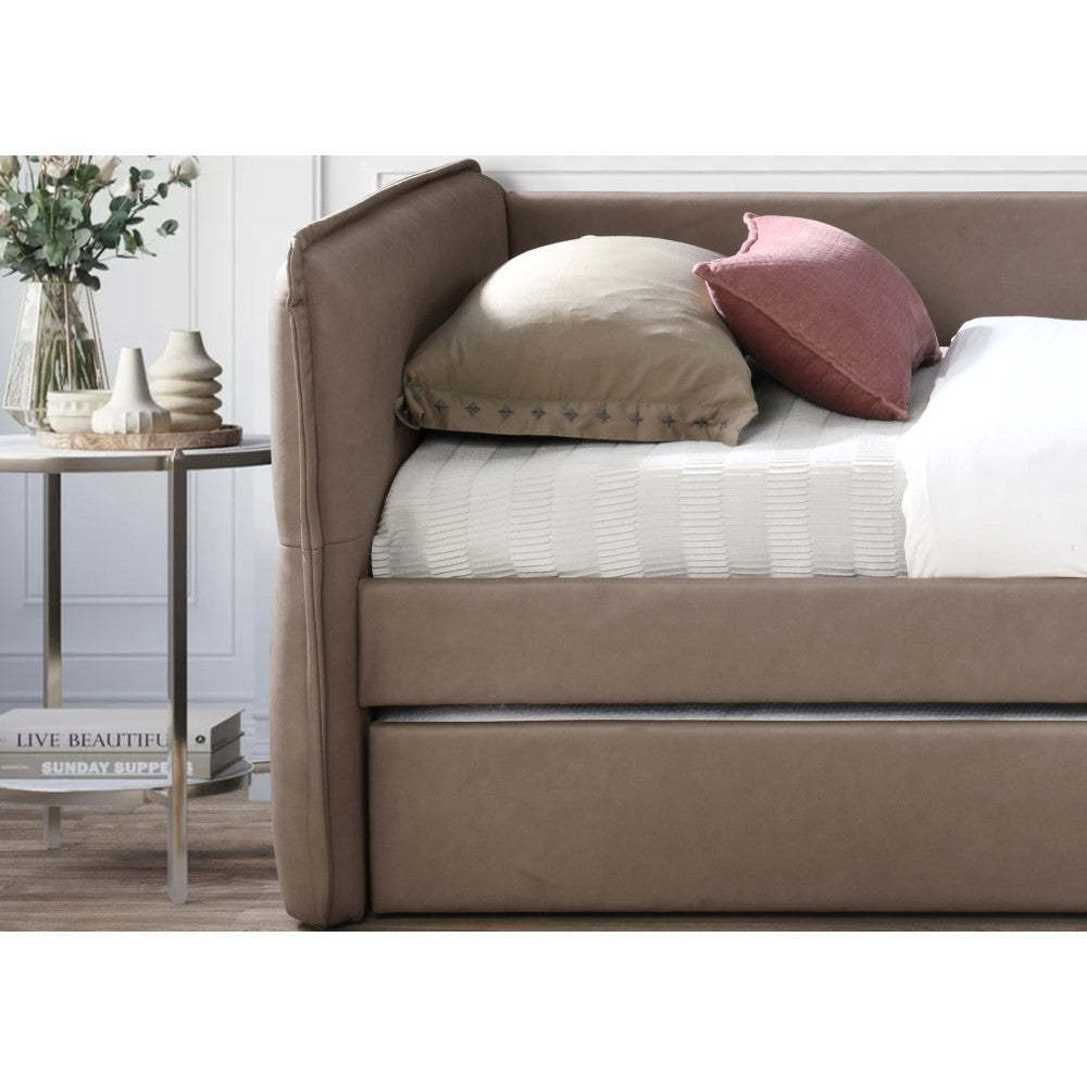 Daybed With a Trundle in Mocha