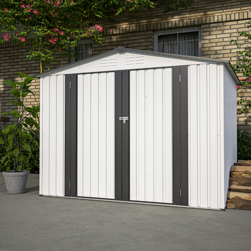 6 x 4 ft Outdoor Storage Shed, All Weather Tool Shed for Garden, Backyard, Lawn, Black
