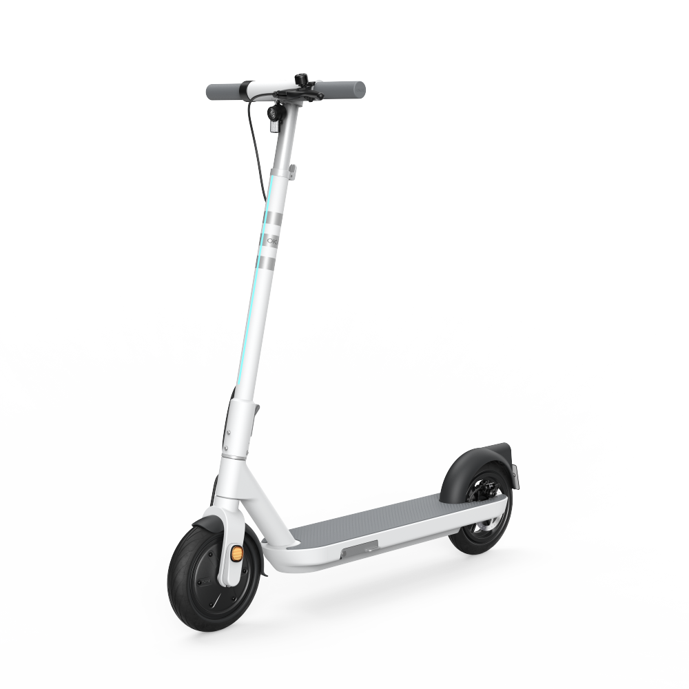 Foldable Electric Scooter w/18.6 Miles Max Operating Range & 15.5 mph Max Speed - White