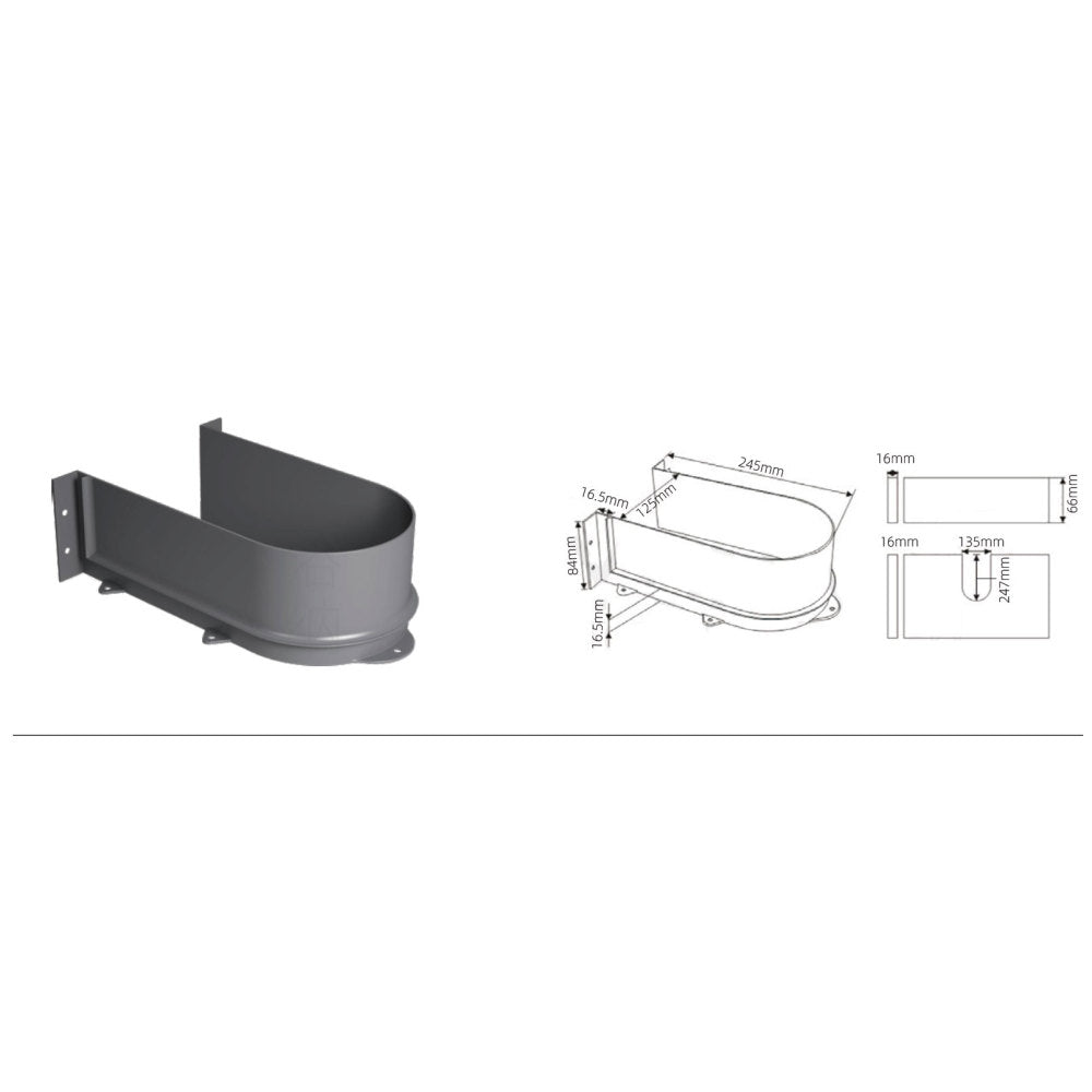 U Wall for Bathroom Vanity Drawer Fitting Around the Plumbing