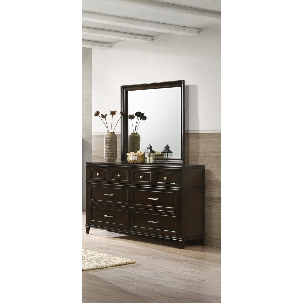 White Square Mirror