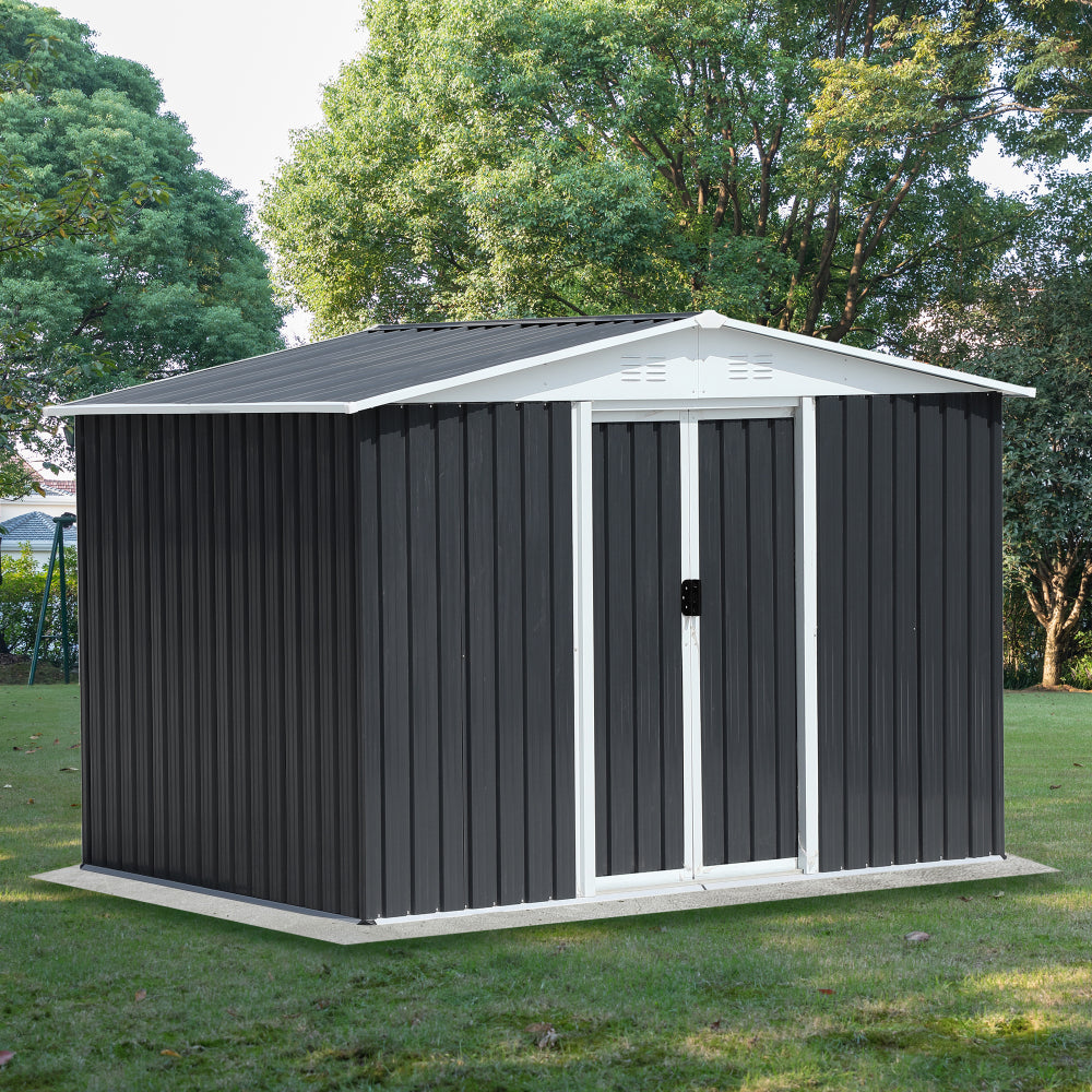 Metal Carport 11x19 FT Heavy Duty with Galvanized Steel Roof