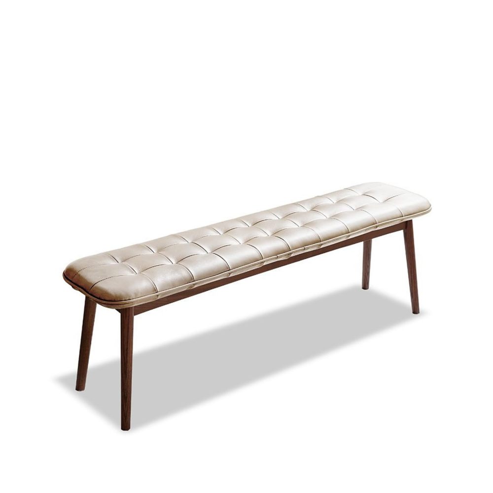 Natural Oak Wood for Dining Bench Table Bench for Living Room