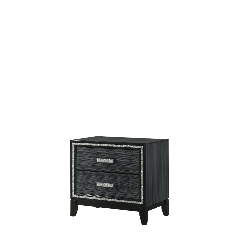 Haiden Weathered Black Finish Mirror