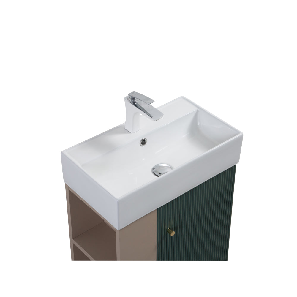 21.6" Basin Only, Glossy White 24V06PB21