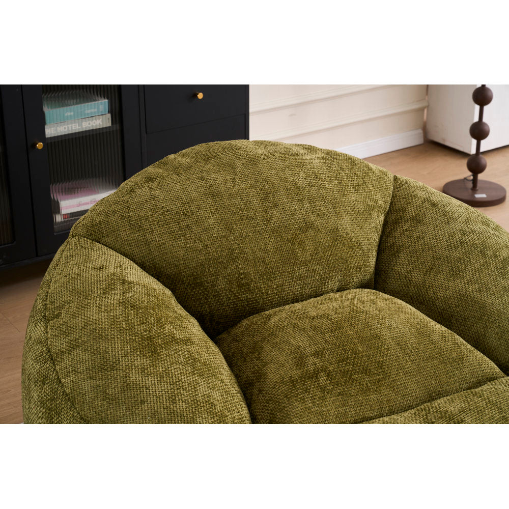Foam Bean Bag Chairs for Adults/Teens with Filling,Bean Bag Lazy Sofa with Ultra Soft Chenille Cover, Bean Bag,Indoor & Outdoor
