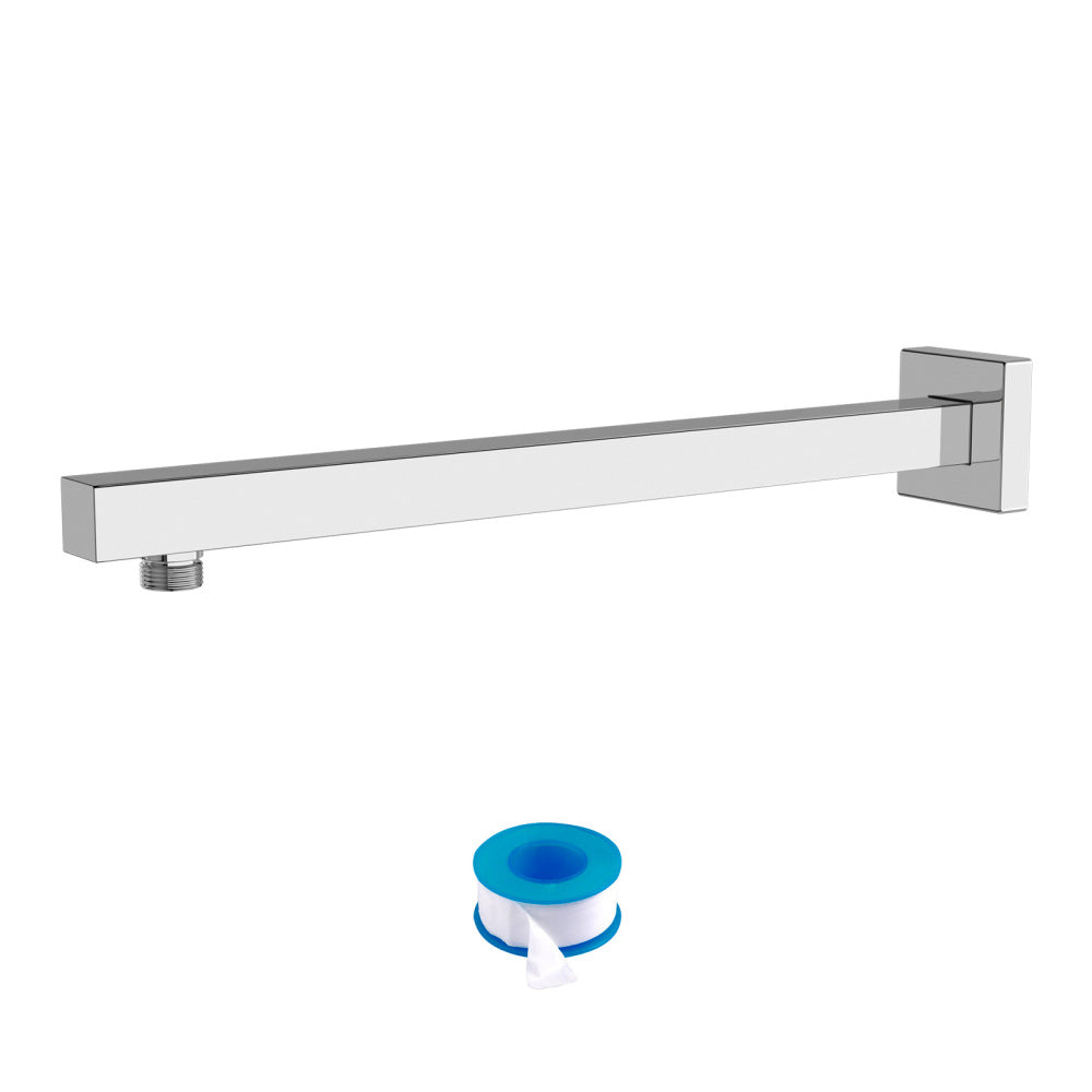 8" Ceiling Mounted Shower Arm with Flange, Brushed Nickel
