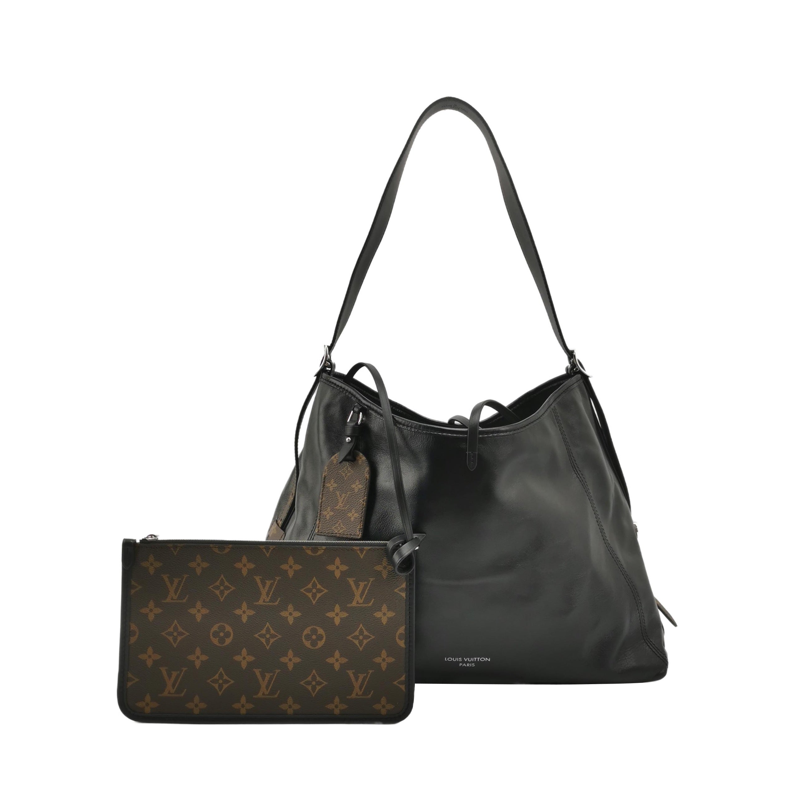 Louis Vuitton（LV）Carry all medium cowhide old flower mother bag shoulder bag chip model