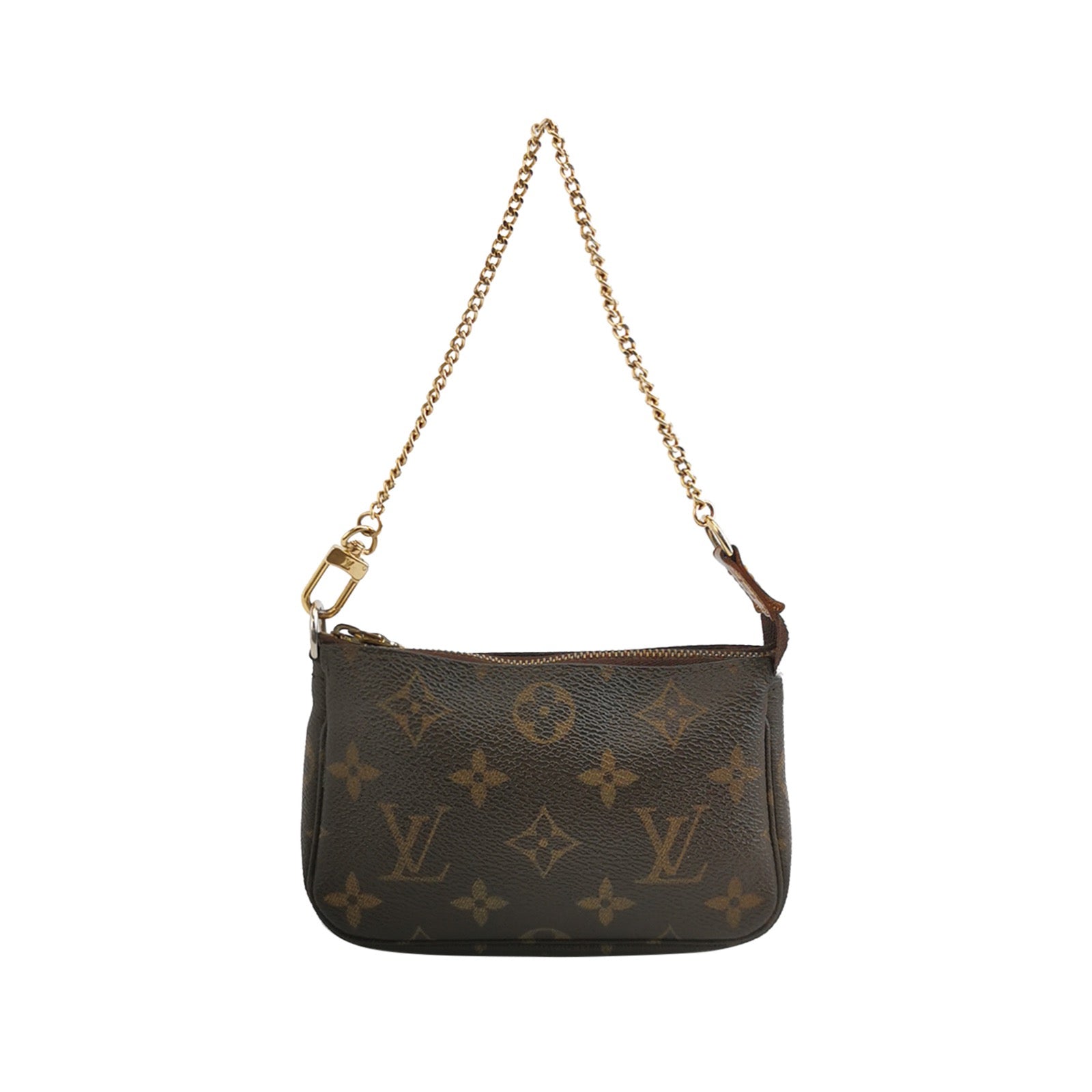 Louis Vuitton（LV）Accessories Mini Vegetable Tanned Leather Monogram Print Mahjong Bag Handbag