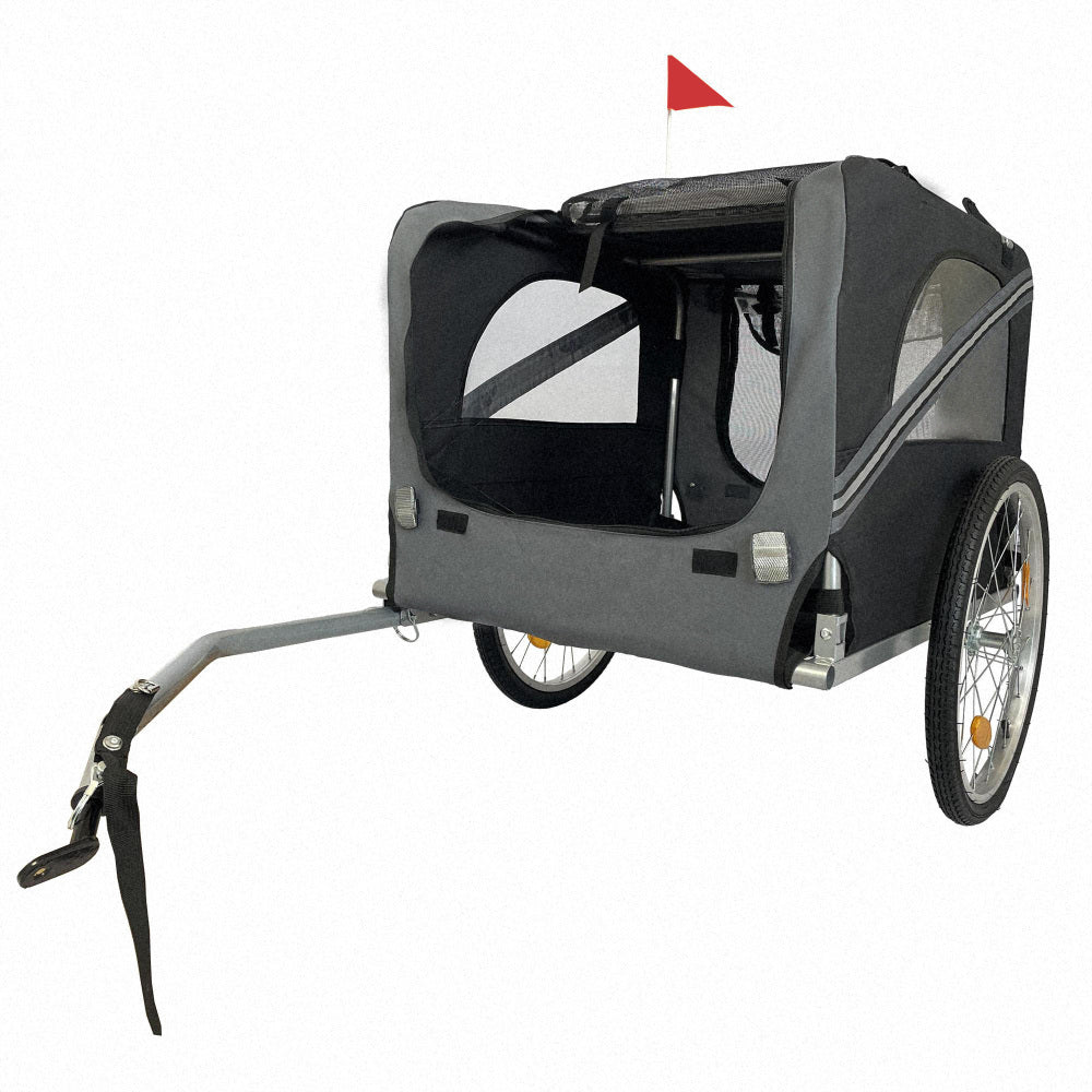 Outdoor Heavy Duty Foldable Utility Pet Stroller Dog Carriers Bicycle Trailer