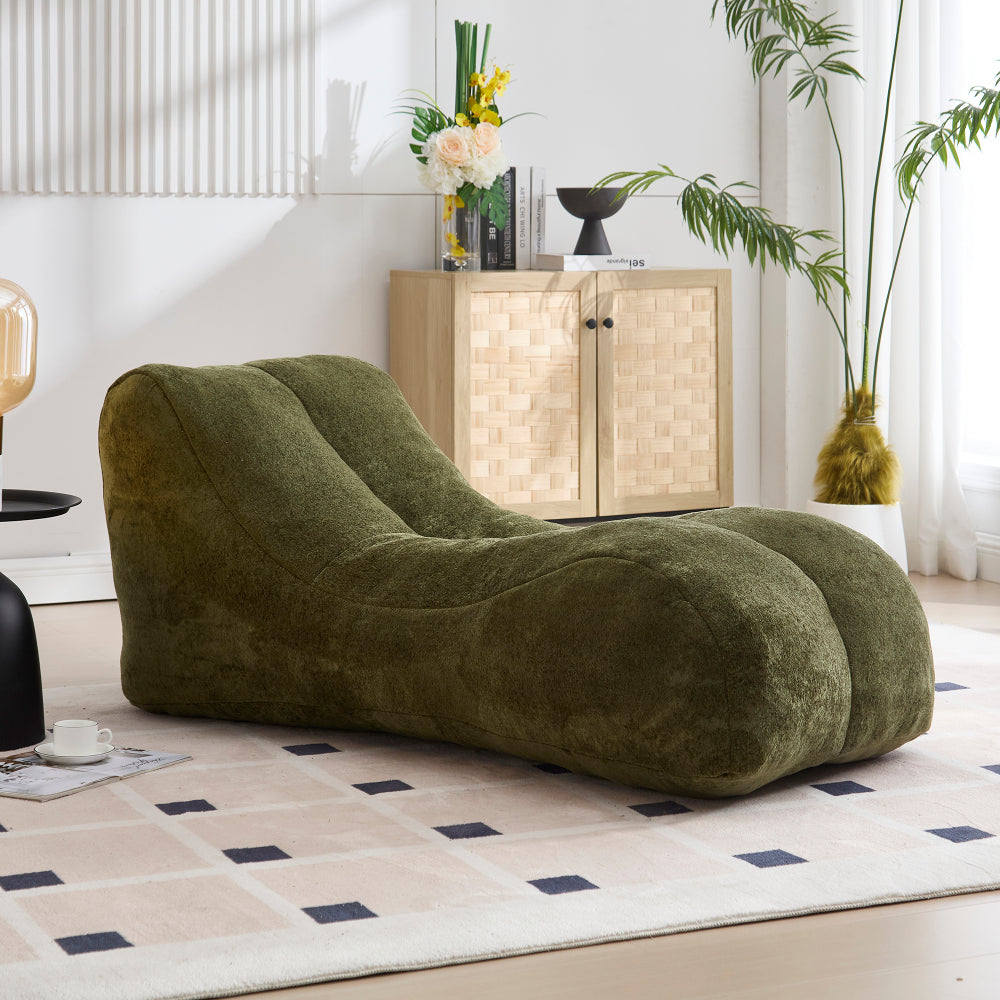 Creative bean bag sofa chair for adults  filled  with high-quality sponge that is plump and elastic fitting the curves of the human body and providing gentle support to the body in all as