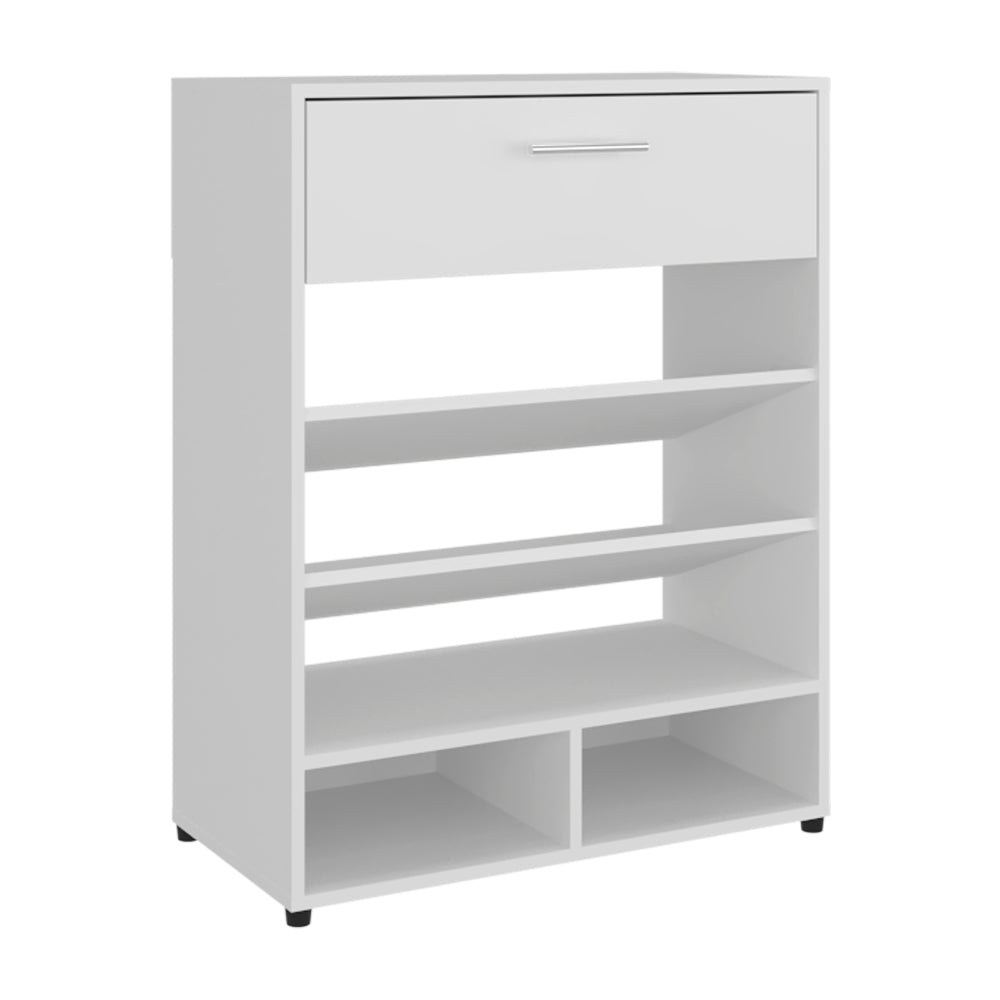 Shoe Rack, 1 Door, 4 Legs, 5 Shelves