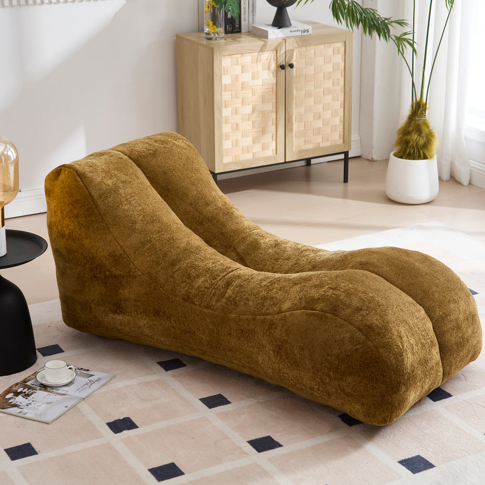 Creative bean bag sofa chair for adults  filled  with high-quality sponge that is plump and elastic fitting the curves of the human body and providing gentle support to the body in all as