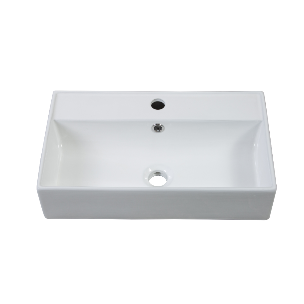 21.6" Basin Only, Glossy White 24V06PB21