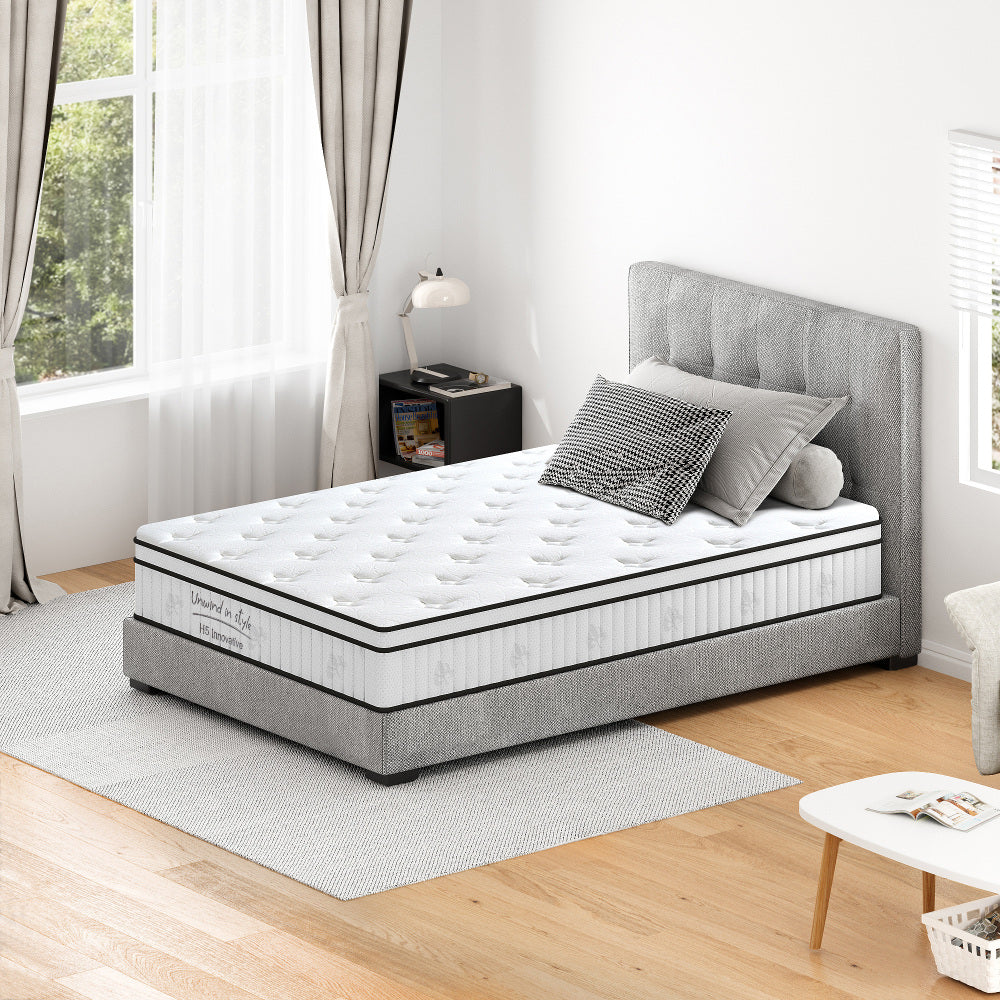 Full Size Mattress,12 Inch Hybrid Mattress, Individually Pocketed Innerspring, Medium FirmFull